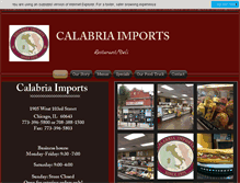 Tablet Screenshot of calabria-imports.com